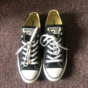 Black Converse Low Top Size 9